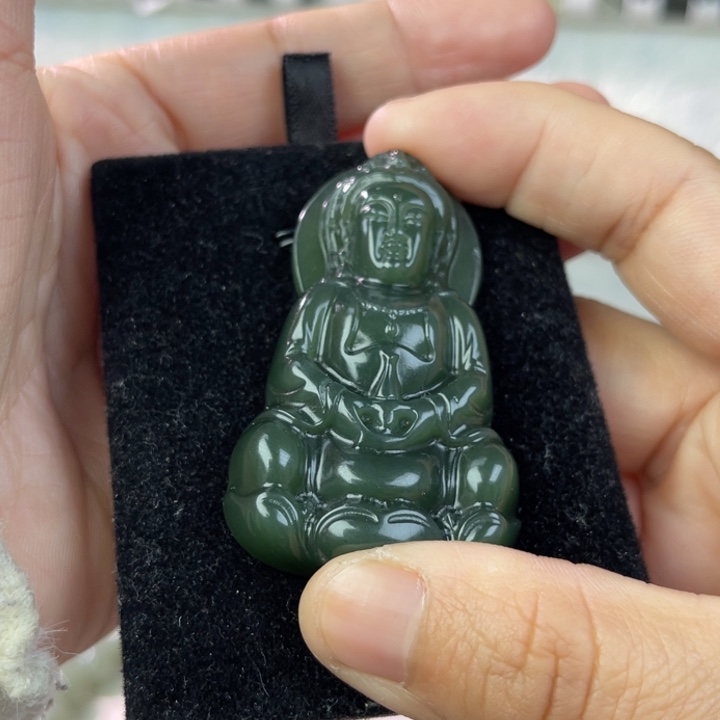 和田玉颈饰未镶嵌天**德