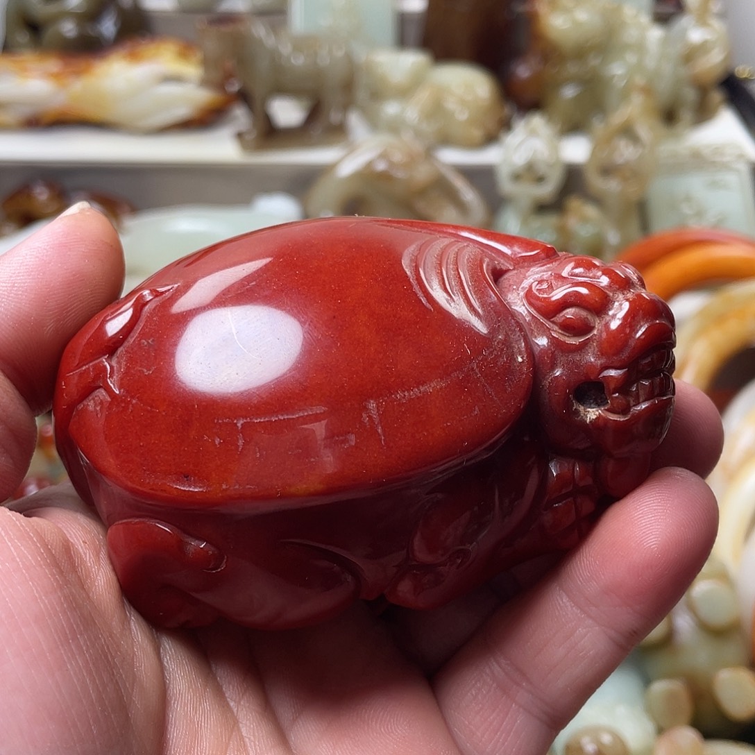 旭***昇和田玉未镶嵌颈饰