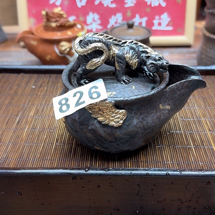 纯手工制作粗陶茶具