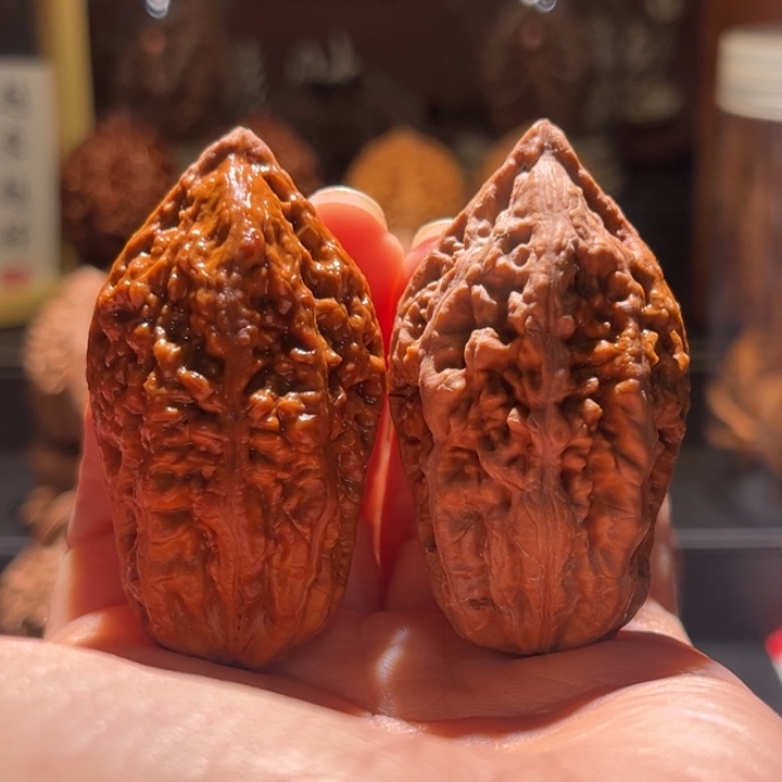 吊坠文玩核桃娇美楸69阴皮