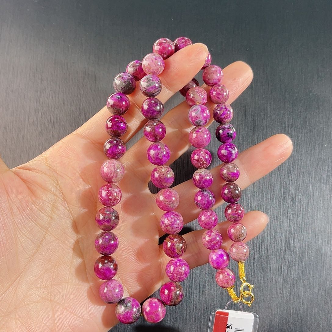 苏纪石（舒俱来）南非舒俱来老矿料项链k金未镶嵌