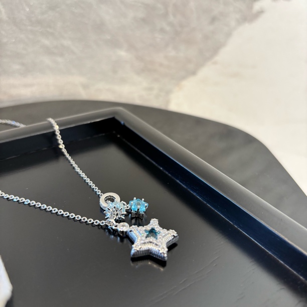 铜合金项链 五角星星星项链XL3291