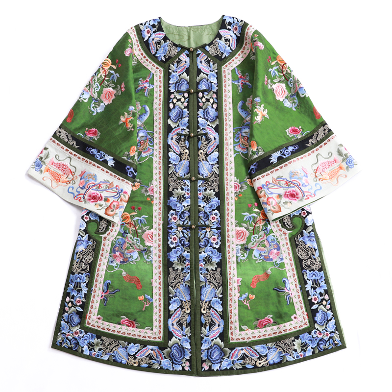 「一揽华光」乐锦坊 香云纱 国风手工设计百搭刺绣国潮女装汉服上衣