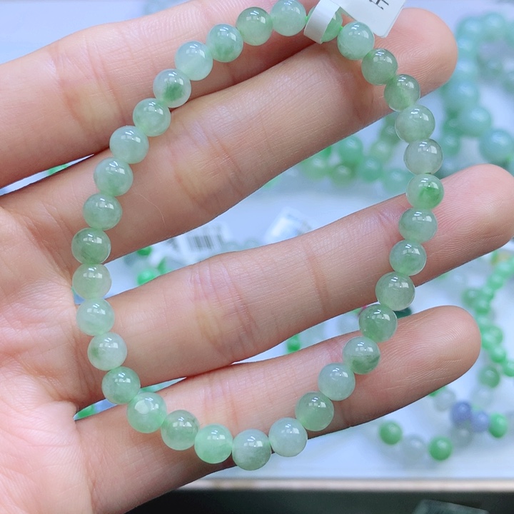 【闪购商品】翡翠手链未镶嵌c*调翡翠