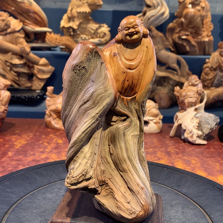 柏木（崖柏）根雕摆件
