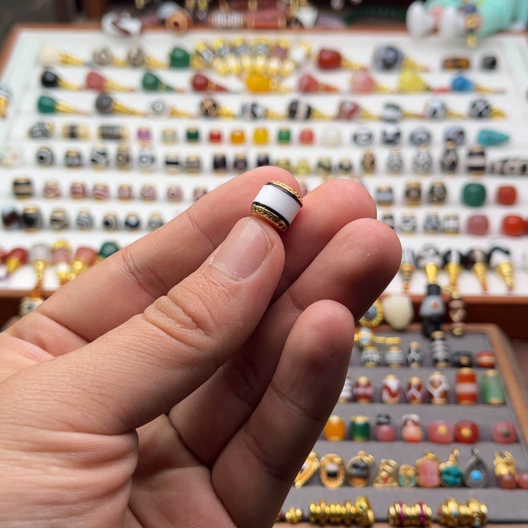 爷***回玛瑙/玉髓未镶嵌单珠