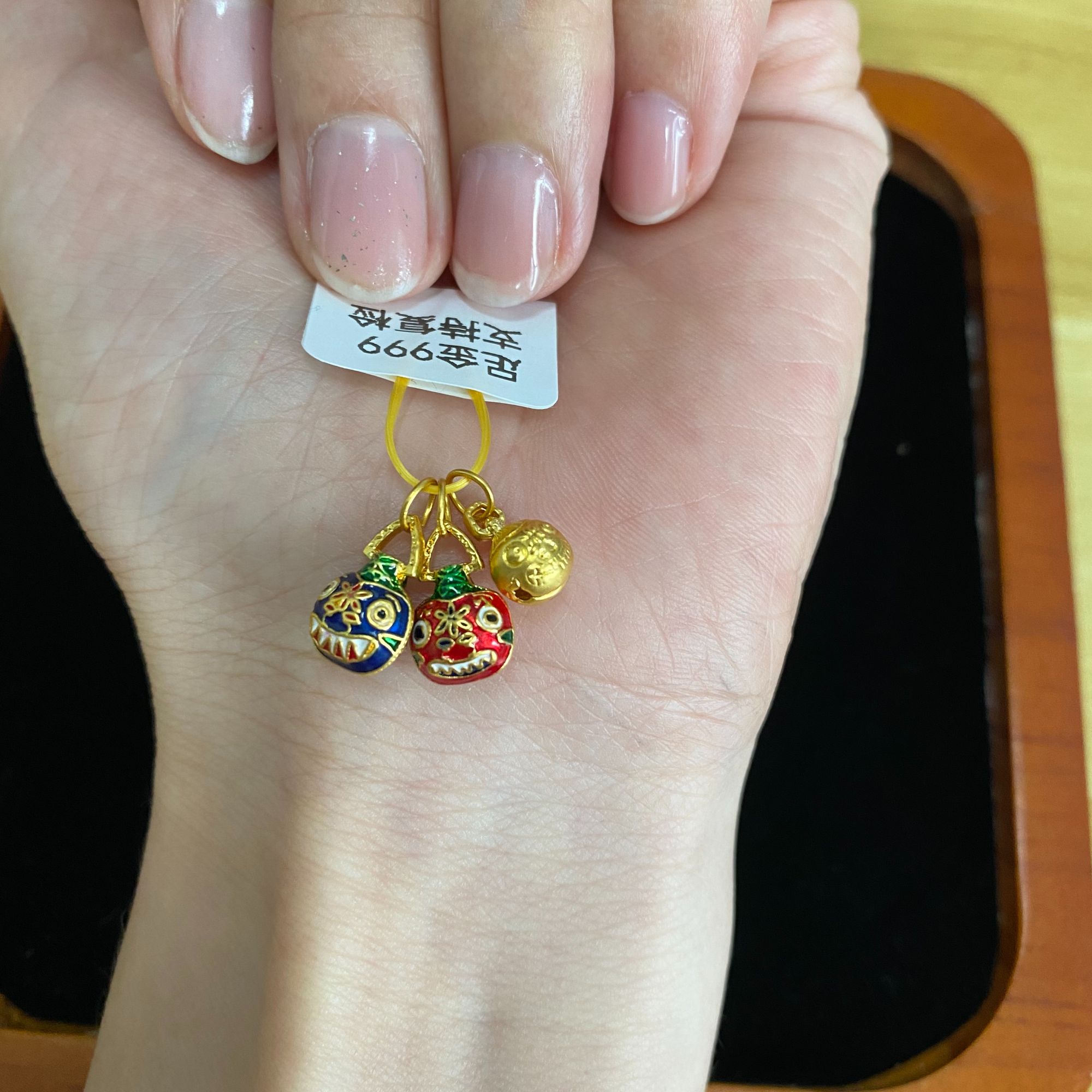 吞金兽一家三口足金999