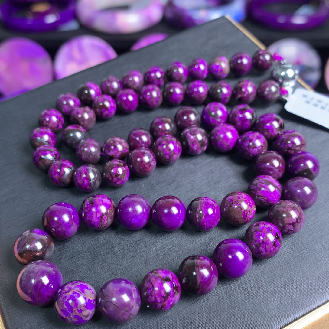 苏纪石（舒俱来）帝王紫塔链未镶嵌