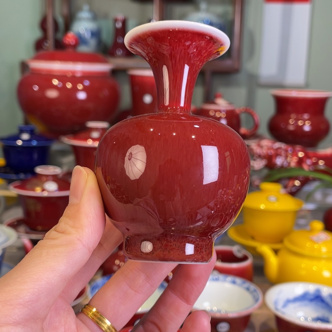 清欢雅玩原矿郎红福利小赏瓶