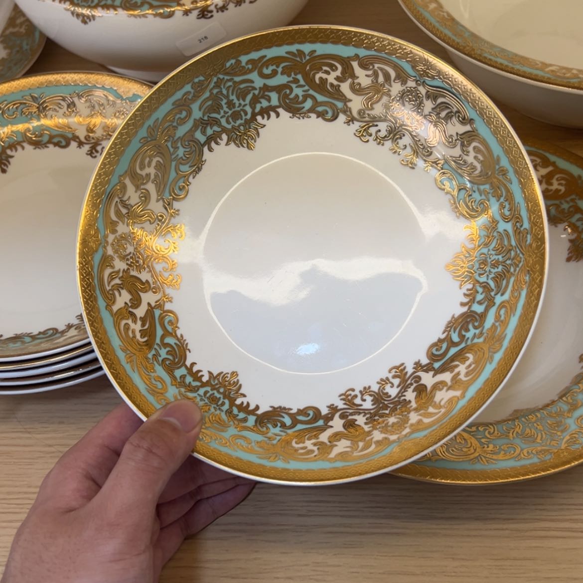 【闪购商品】瓷片8寸深菜盘两个一单福利价