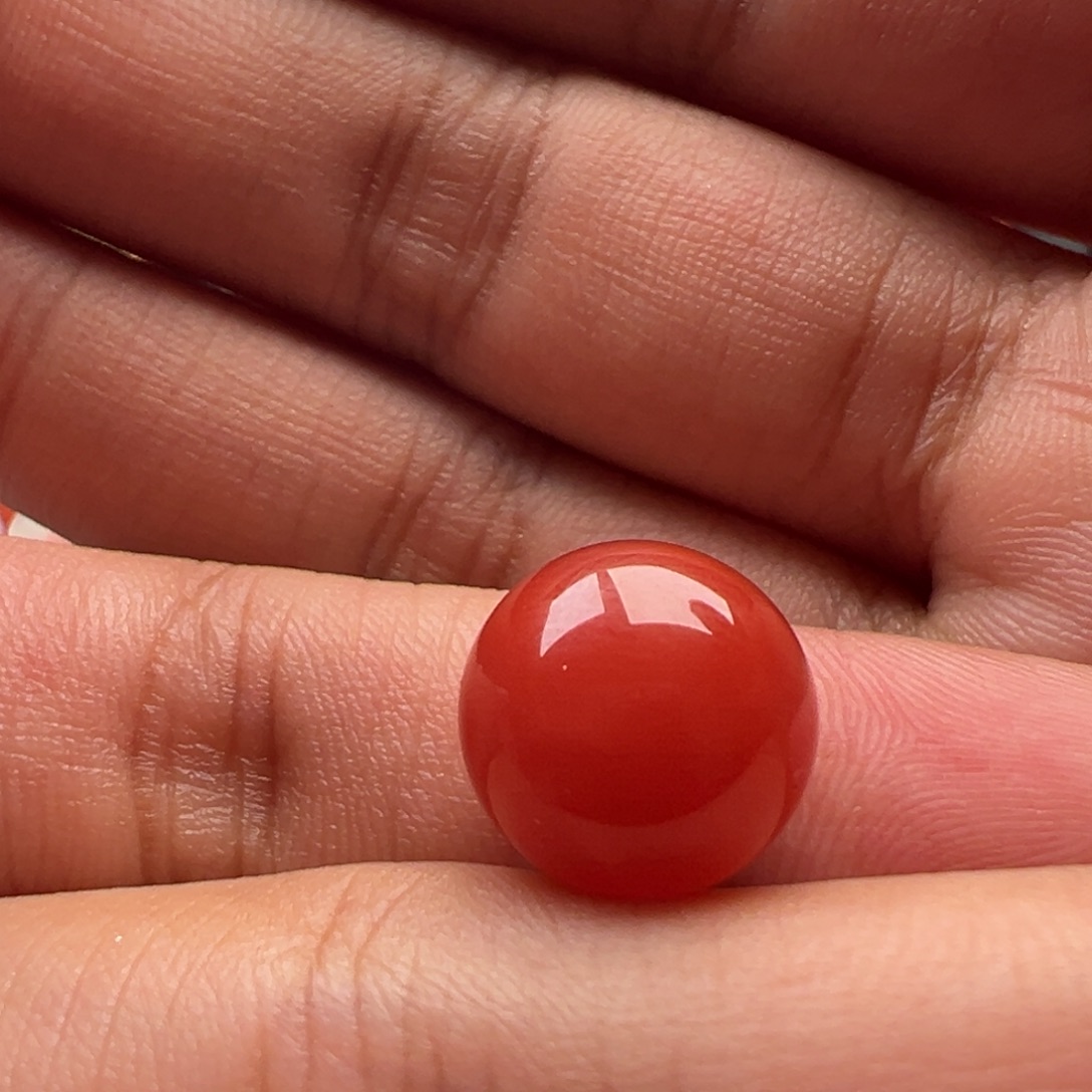 南红玛瑙未镶嵌圆珠12.0
