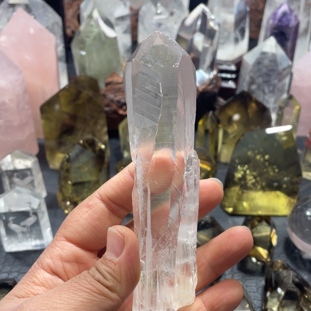 水晶未镶嵌珠宝半成品