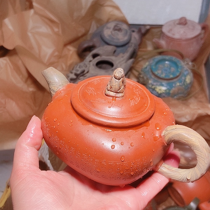 紫砂茶杯宜兴紫砂手工制作