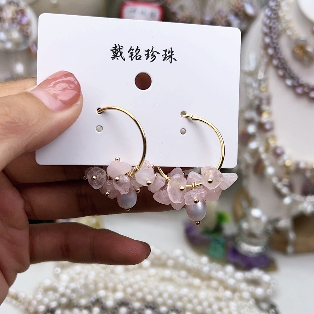 淡水珍珠颈饰银S925镶嵌