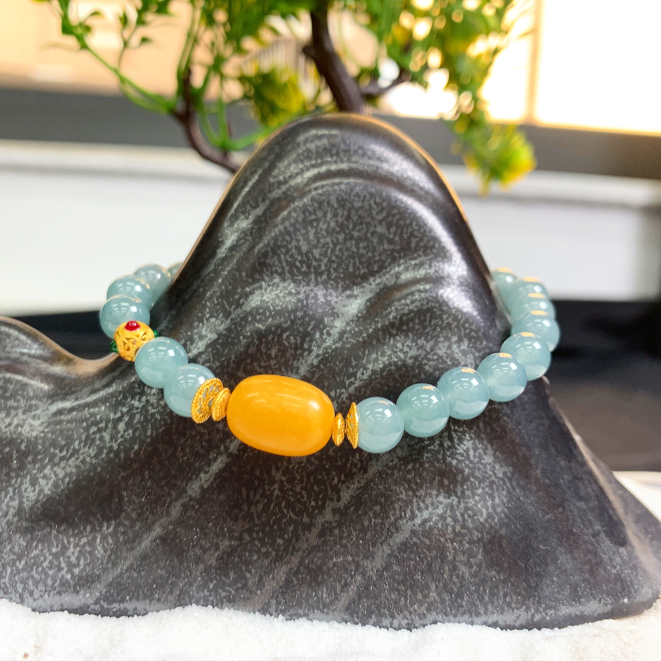 【珠宝一姐】翡翠手串 2501072118（一件/多样性发货）