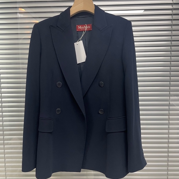 99新 MaxMara 藏蓝色西装套装/40码/A03088