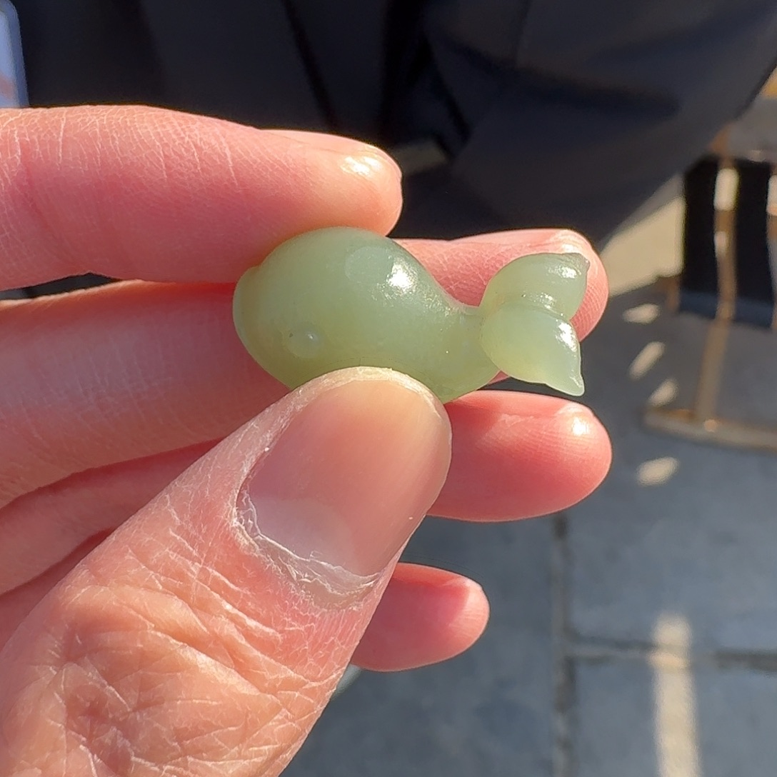 和田玉吊坠未镶嵌29露天