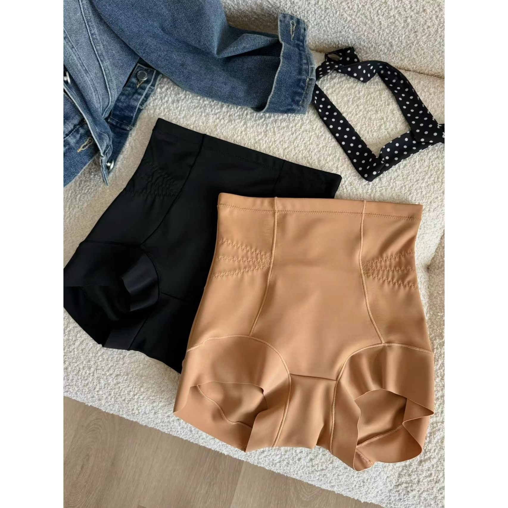 SP【身材管理大师】升级版紧致掐腰收腹提臀裤提臀收胯收腹裤安全裤