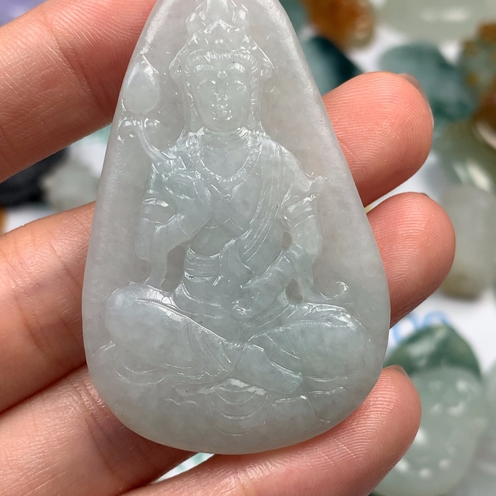 我***子定制翡翠未镶嵌翡翠