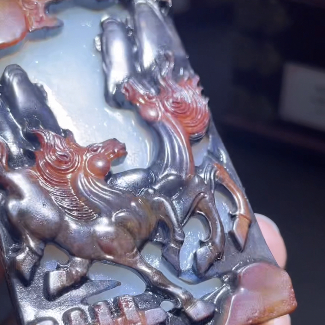 手把件货玉石把玩件文玩摆件D