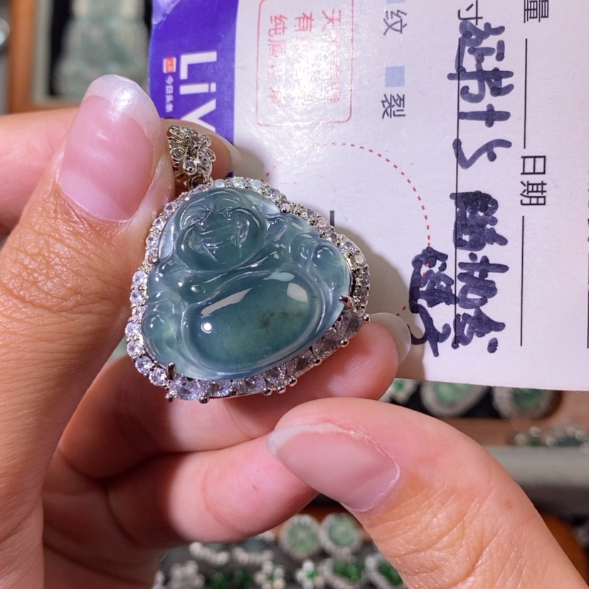 【闪购商品】翡翠未镶嵌颈饰天然