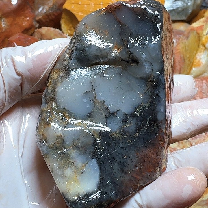 三***七寿山石寿山石的颜色