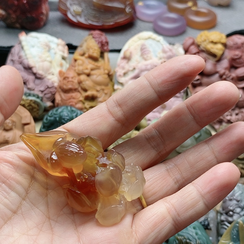 【闪购商品】未镶嵌吊坠定制玛瑙