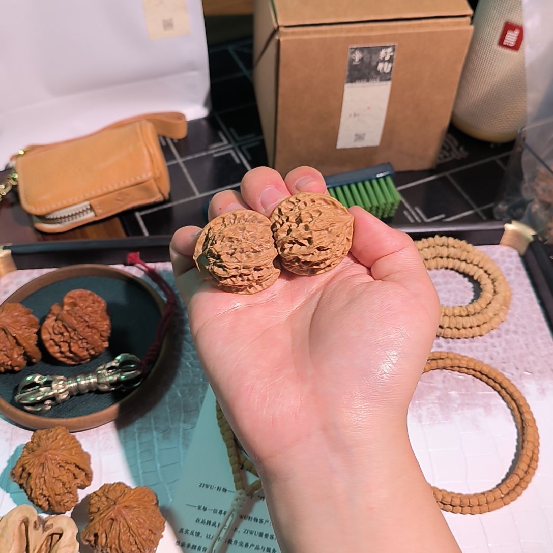文玩核桃把件mini苹果园