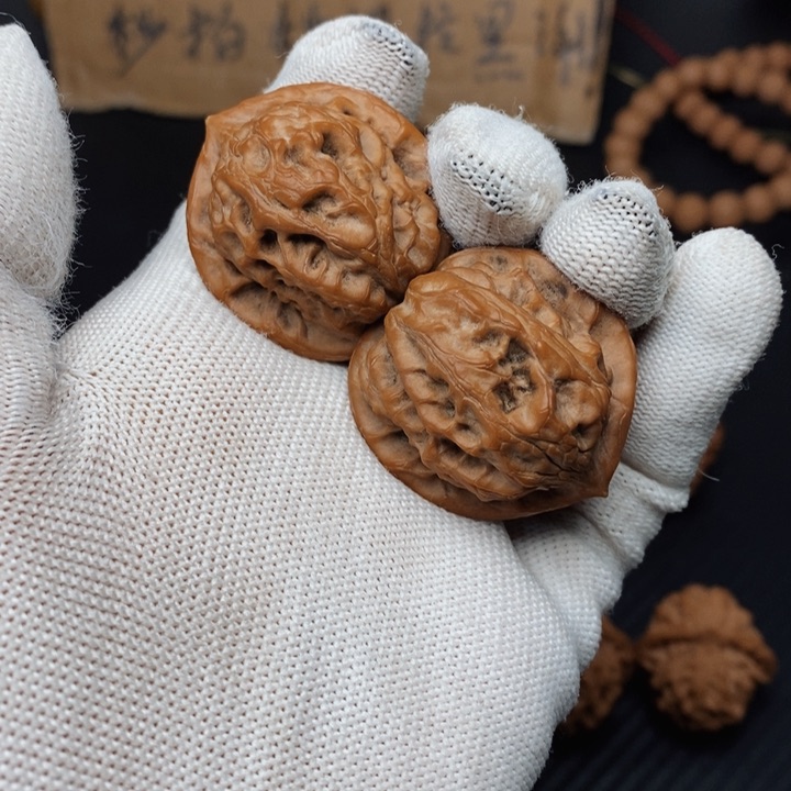 把件文玩核桃清*秦岭血qilin 