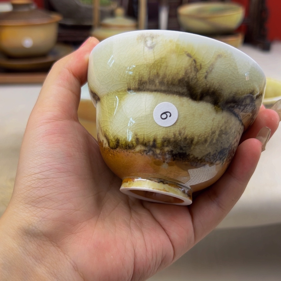 杯子纯手工柴烧主人杯