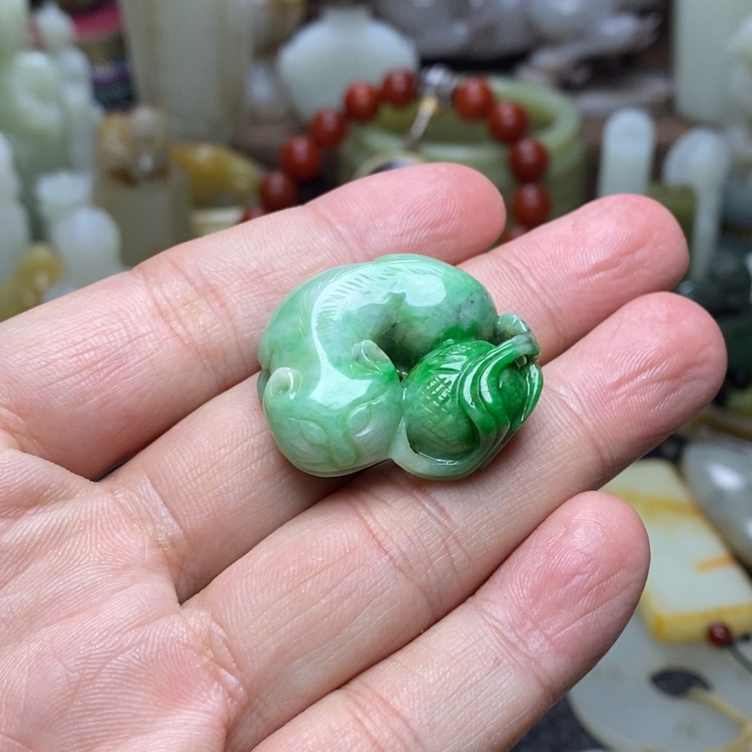 和田玉挂件未镶嵌?*明