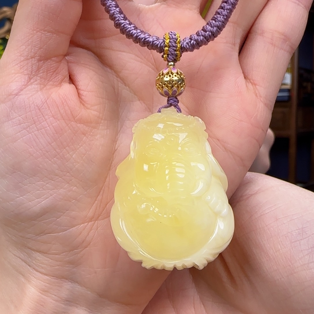 蜜蜡颈饰未镶嵌11111111111