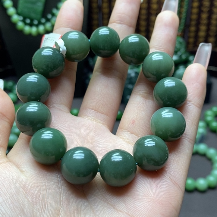 和田玉手串未镶嵌