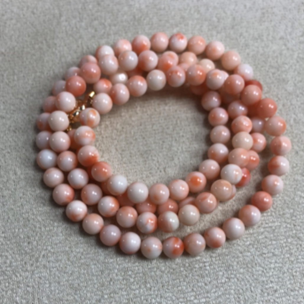 天然红色珊瑚珠sta