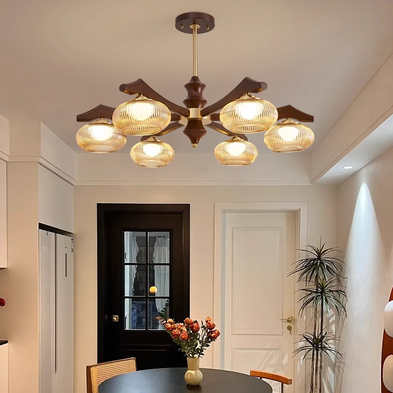 法式中古风吊灯美式复古主灯设计感创意轻奢客厅餐厅卧室书房吊灯