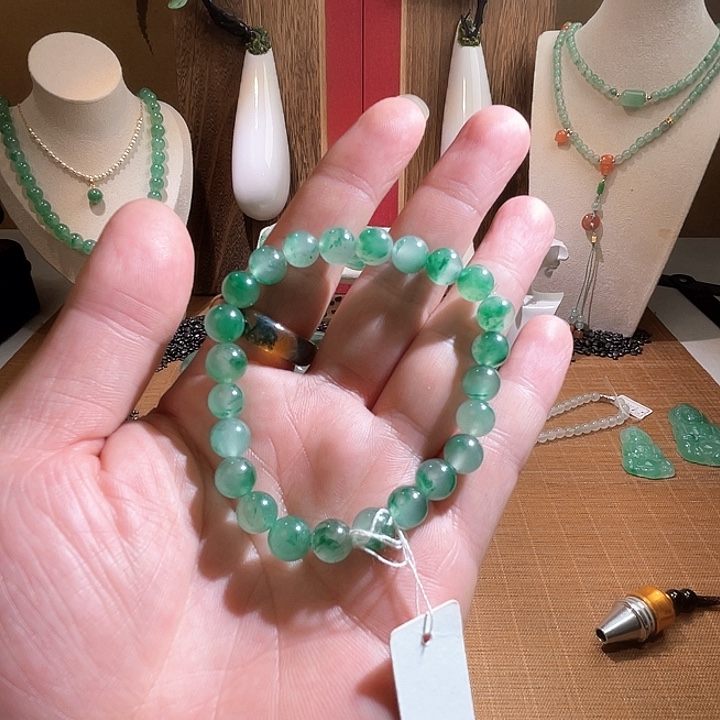 石英质玉未镶嵌手串