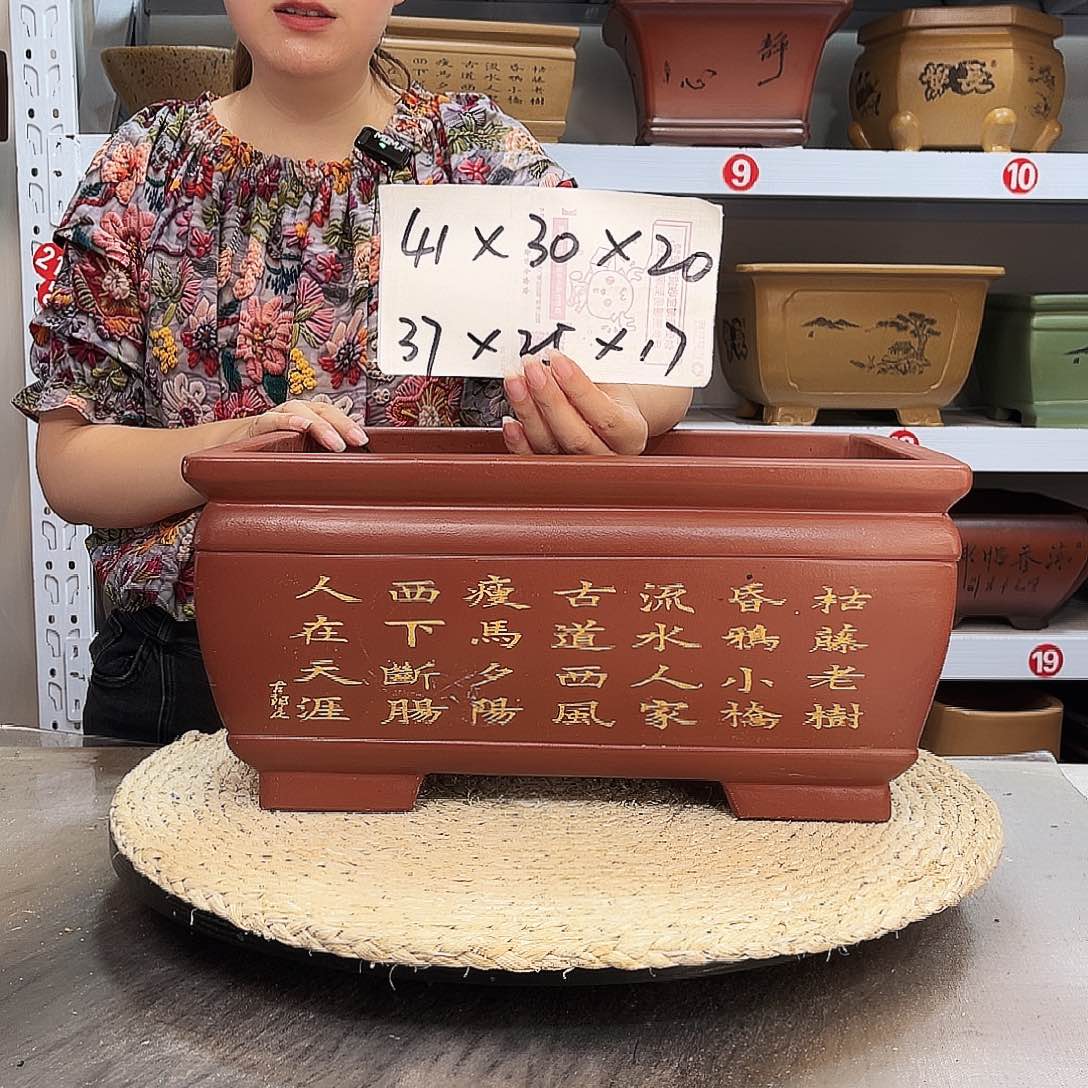 紫砂花盆紫砂花盆