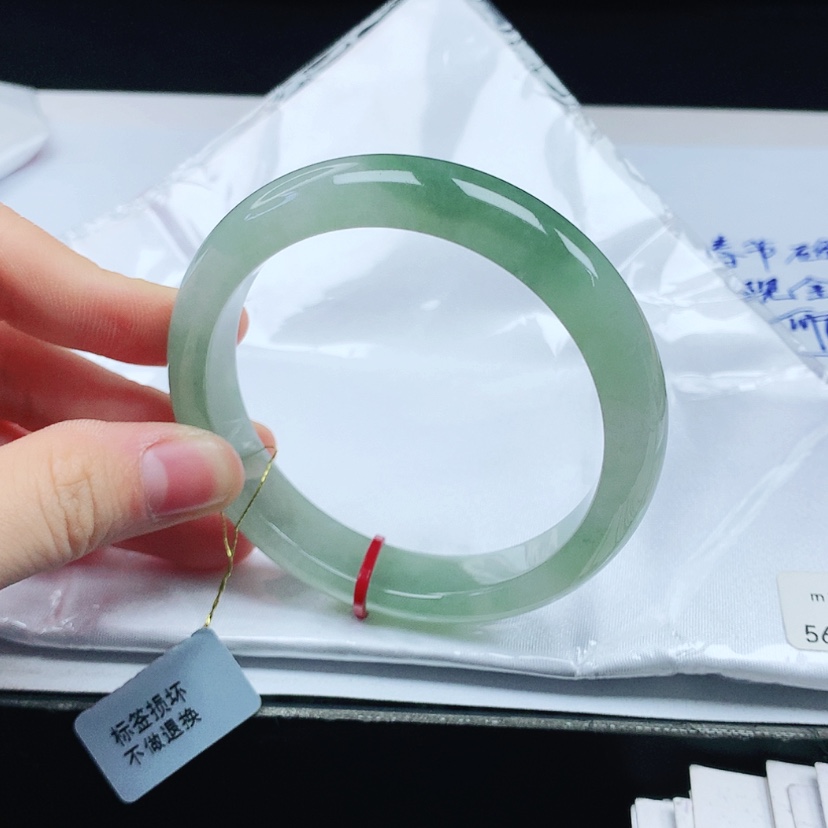 【闪购商品】翡翠手镯未镶嵌天然缅甸a货手镯56+
