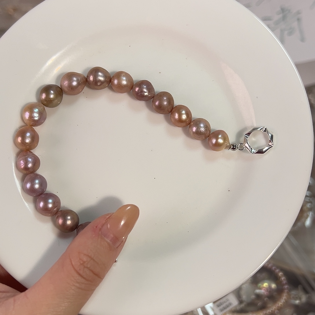 设计款珠宝银S925镶嵌淡水珍珠