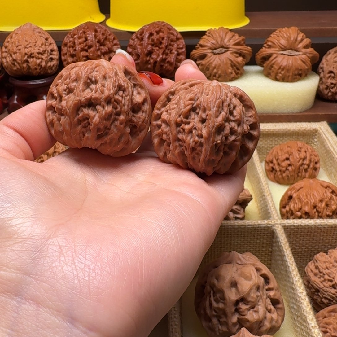 天***禄吊坠文玩核桃42磨盘