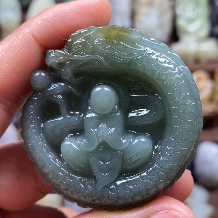 和田玉把件未镶嵌