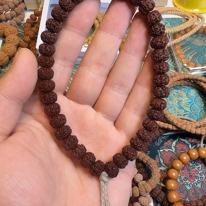 桃核把件手串菩提