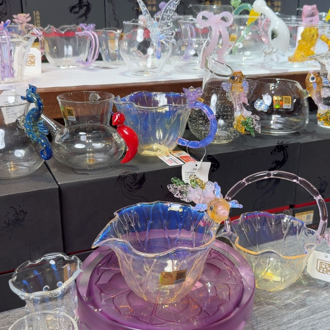 窝***嘞青花瓷晶焱公道杯锦鲤月明公杯