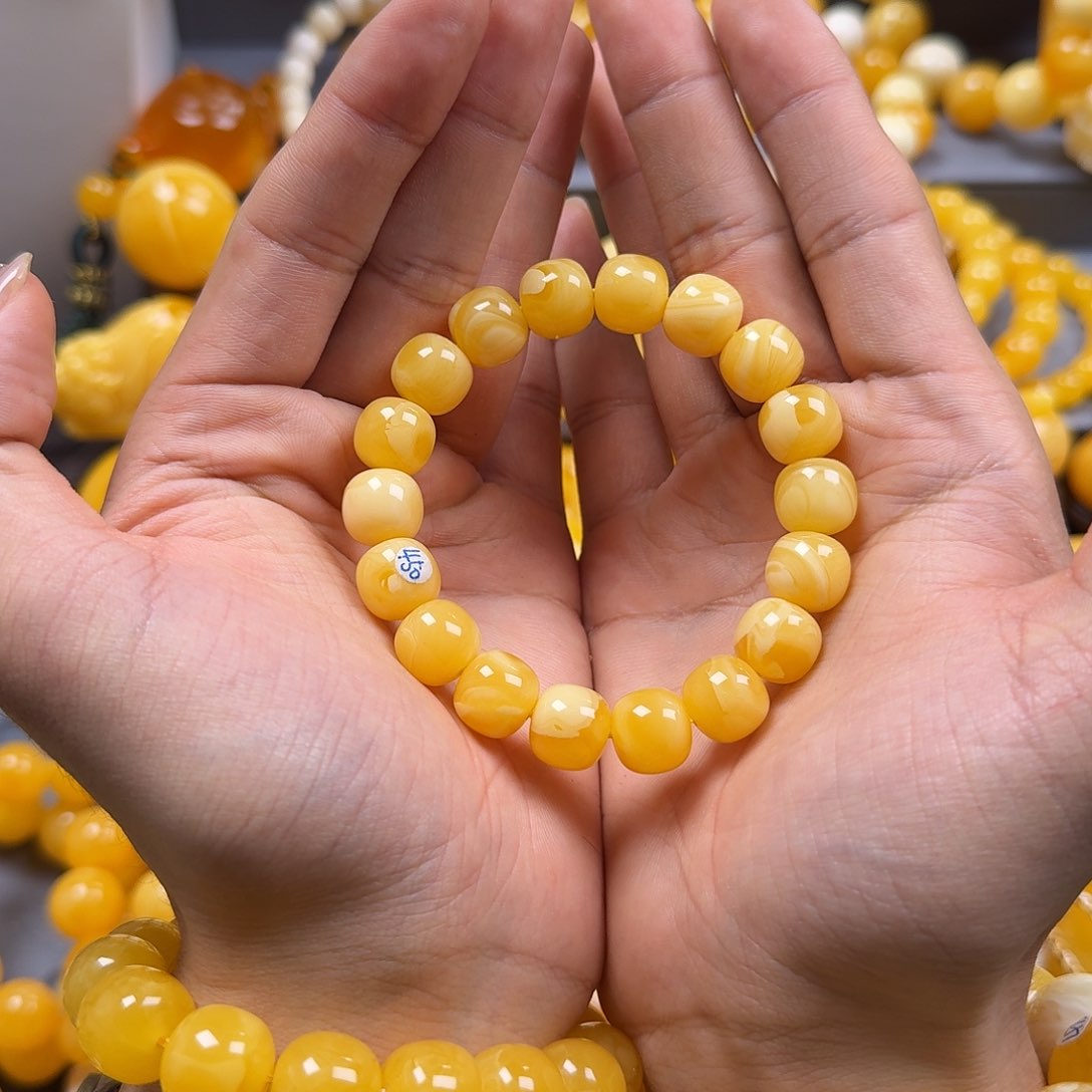 蜜蜡珠宝奇石未镶嵌同料老型12mm