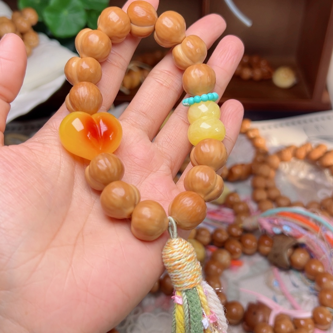 猴头核桃吊坠屁桃手持14加