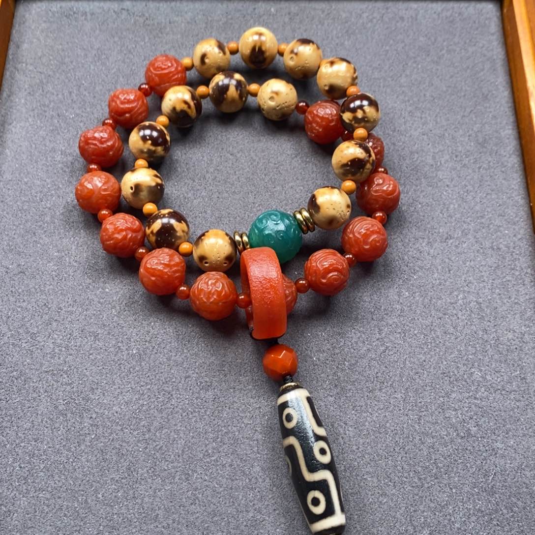 菩提把件未镶嵌紫金鼠