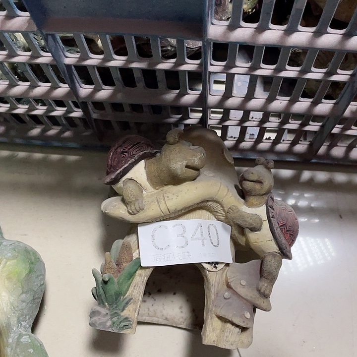 摆件贝*孤品老货微瑕瓷