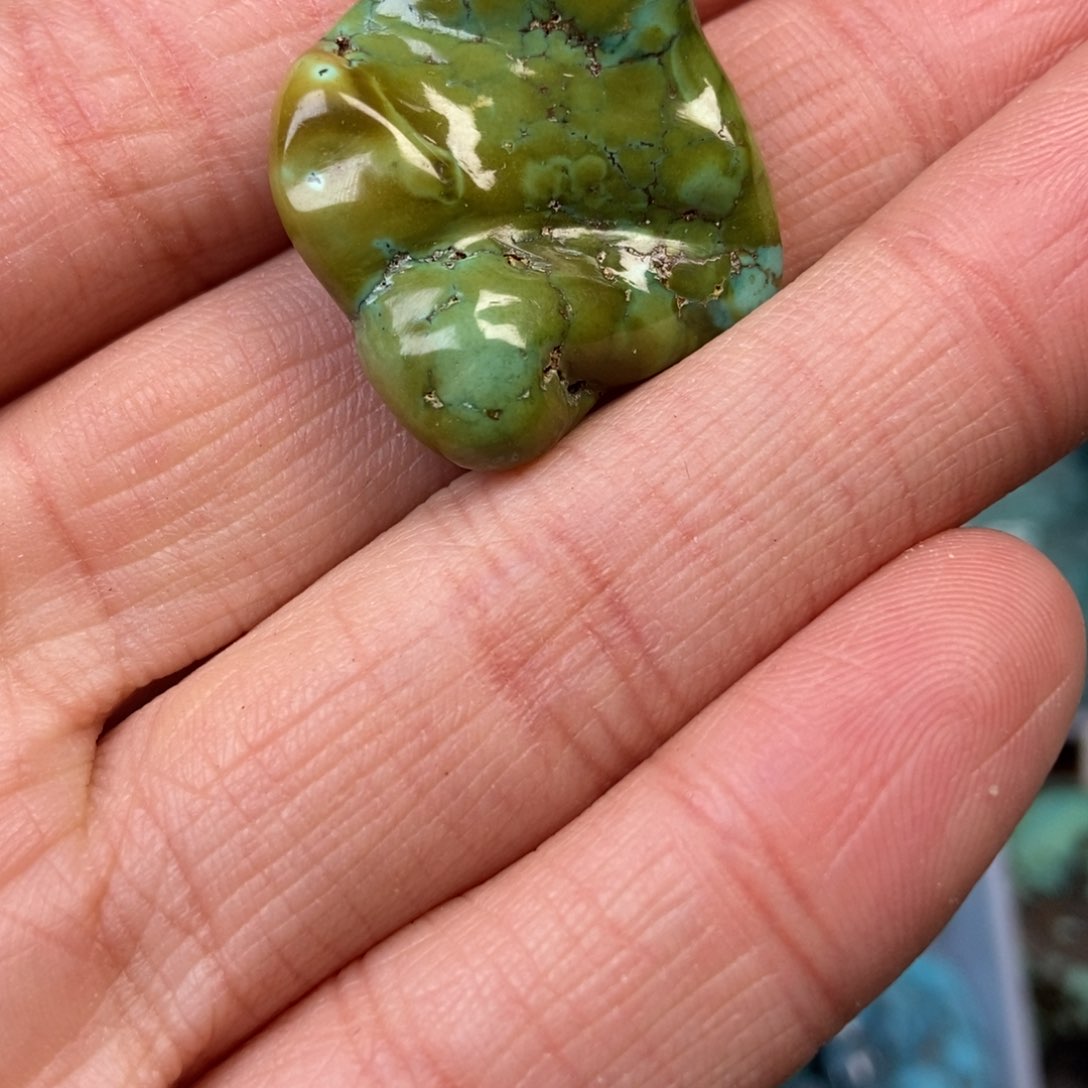 绿松石珠宝奇石未镶嵌