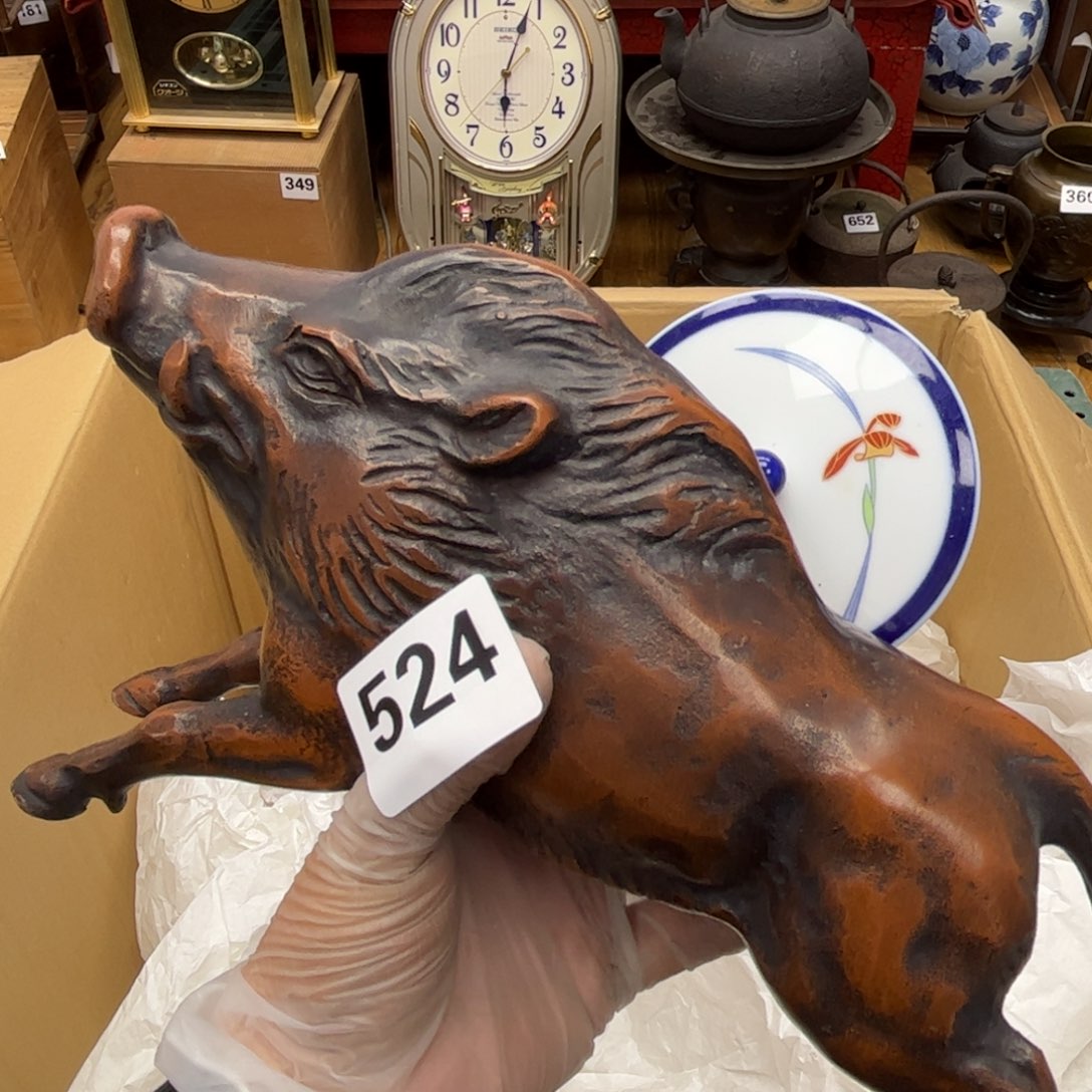 瓷片土*冒摆件工艺品摆件666 