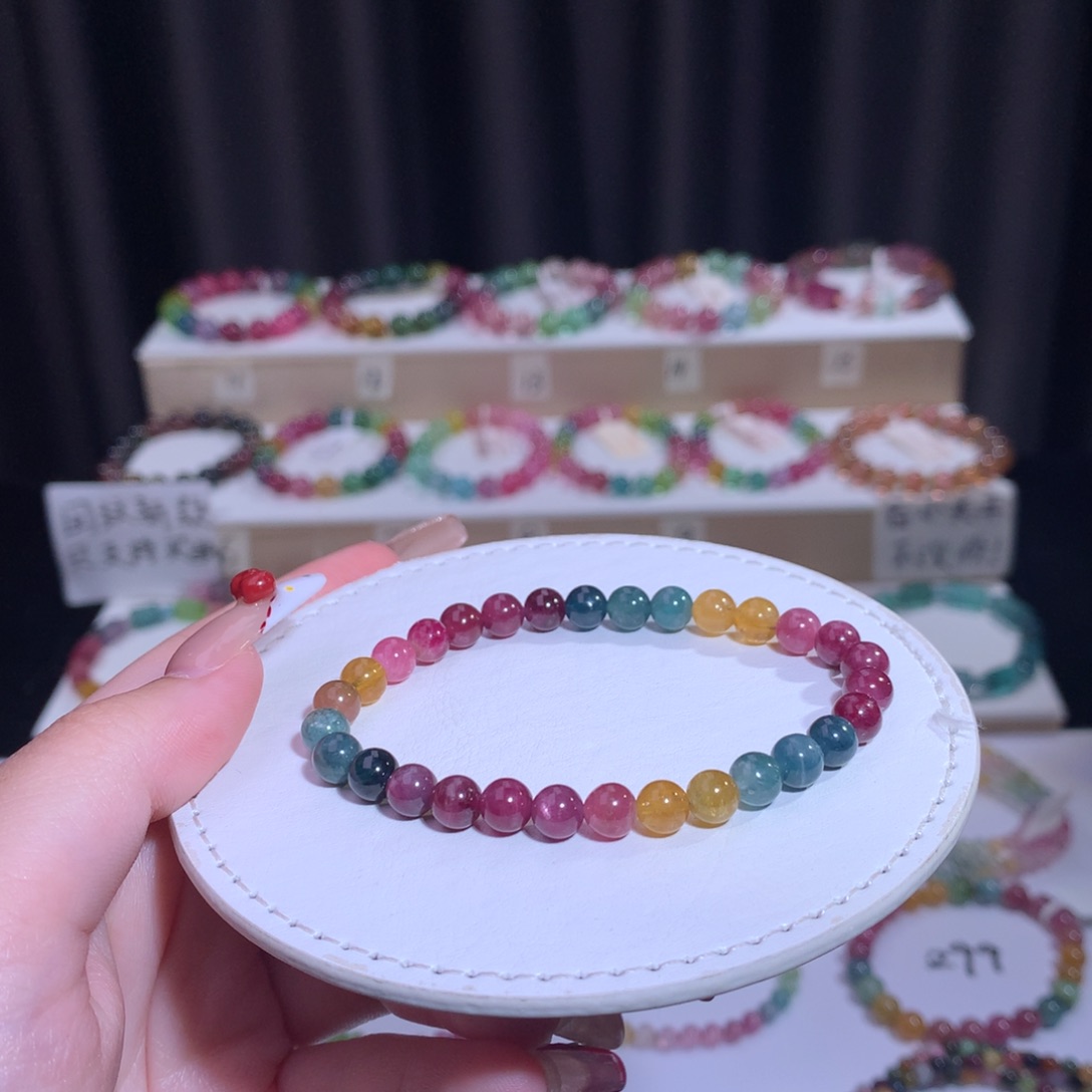 碧玺手链未镶嵌碧玺